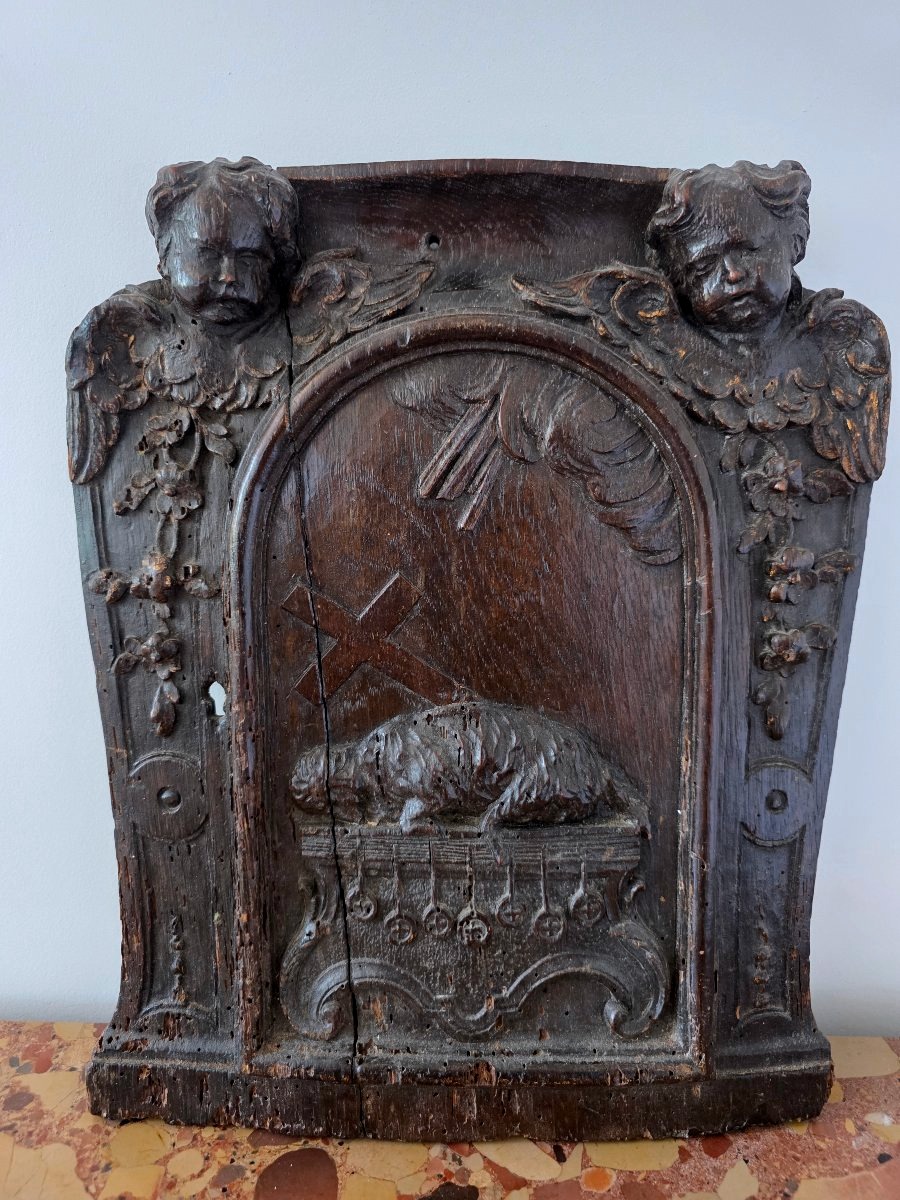Porte de tabernacle époque 17 eme siècles 