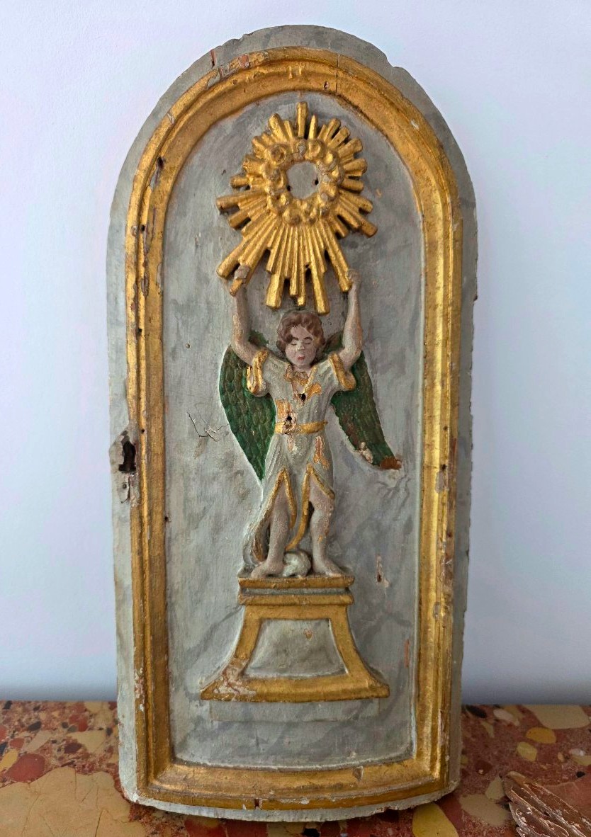 Porte de tabernacle époque 18 eme siècles -photo-2