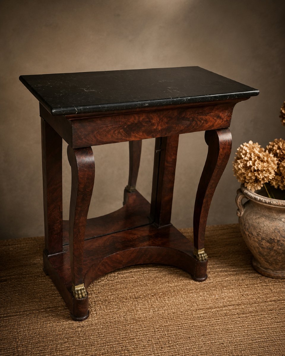 Empire-period Mahogany Console Table