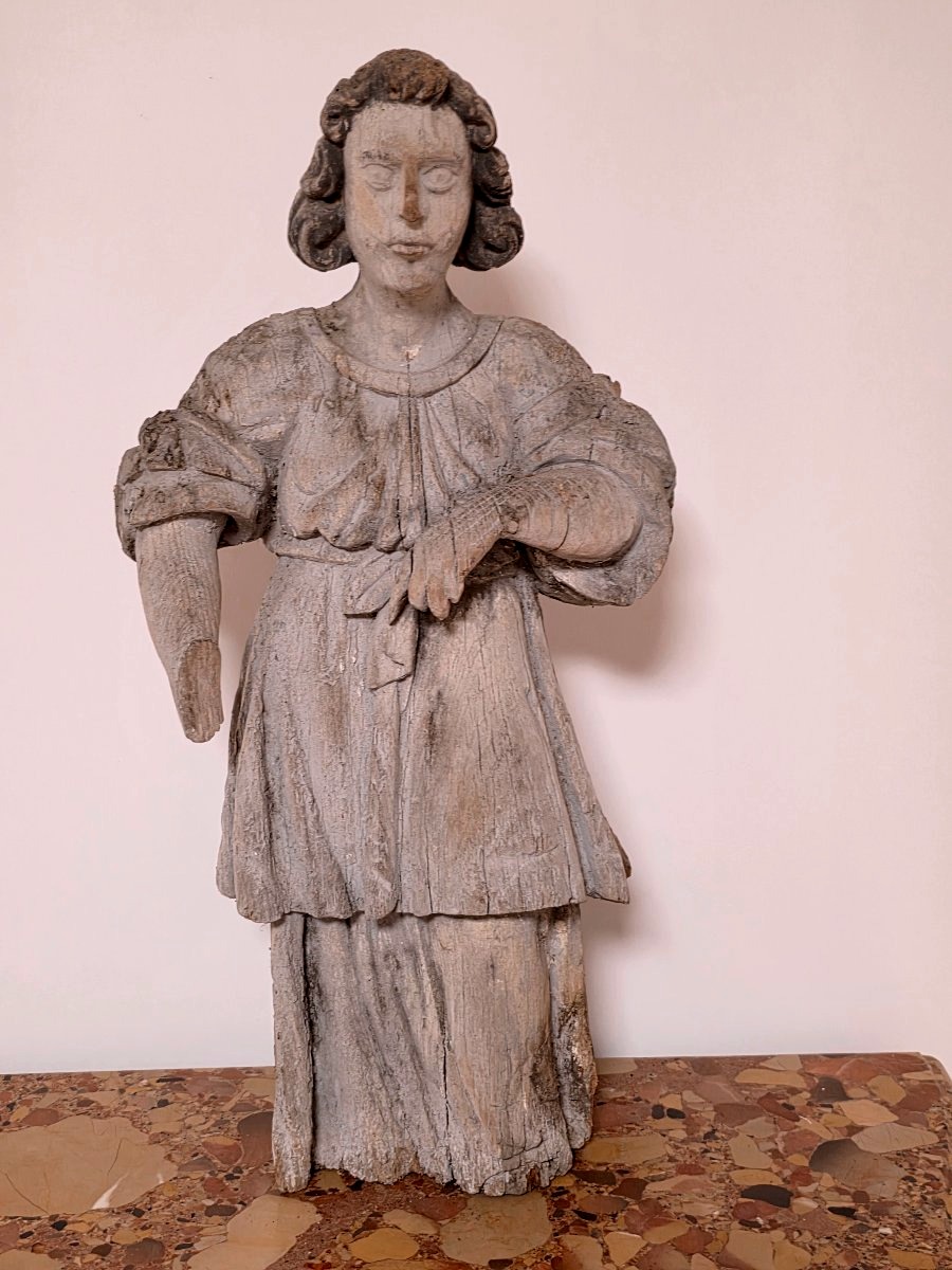 Sculpture en bois st gabriel  , XVIIᵉ siècle