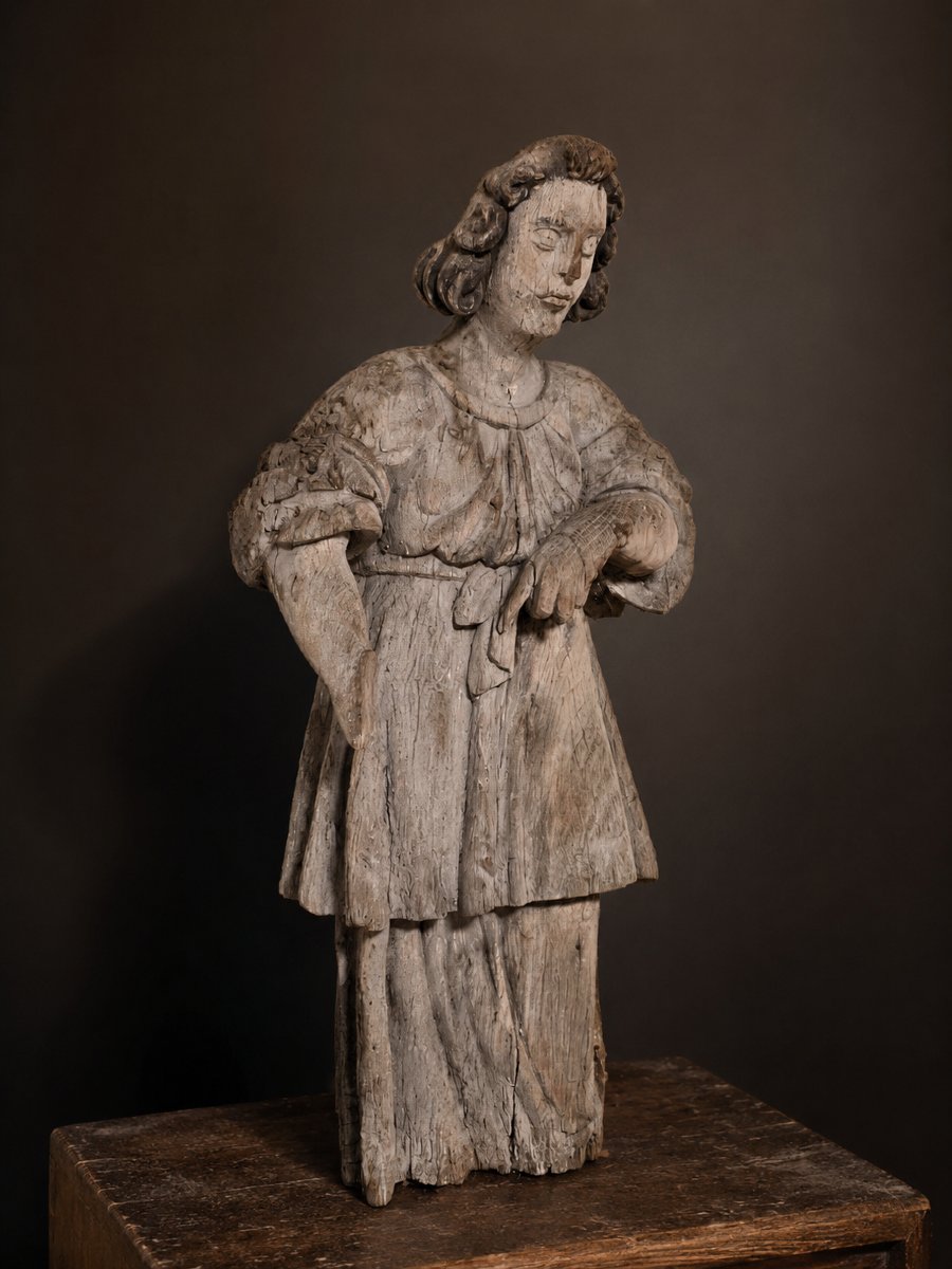 Sculpture  st gabriel  , XVIIᵉ siècle