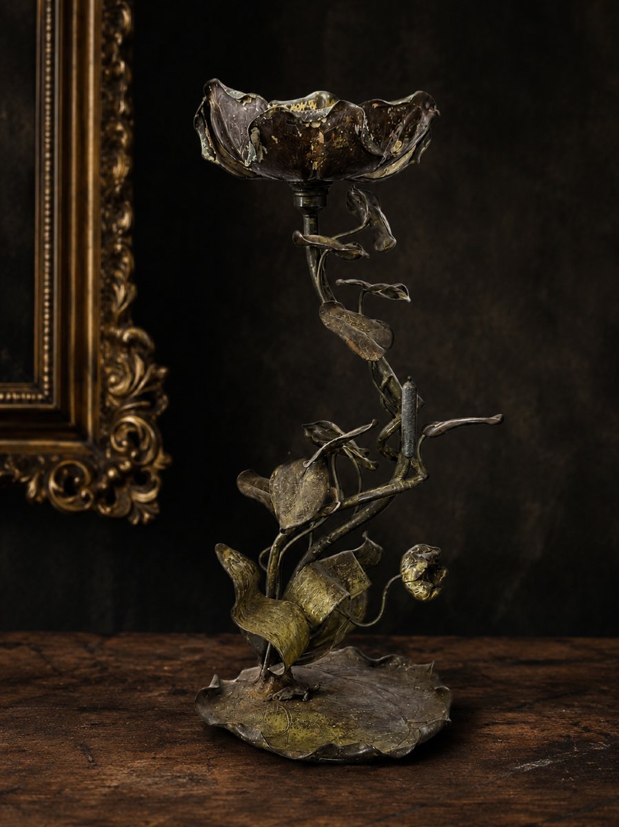 Sculpture  en Bronze  époque art nouveau -photo-1
