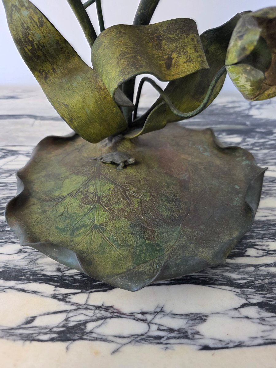 Sculpture  en Bronze  époque art nouveau -photo-2