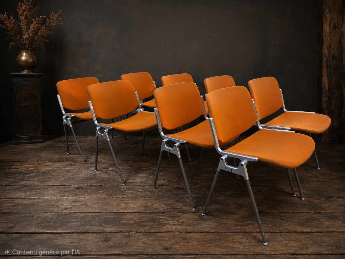  Chairs By Giancarlo Piretti -photo-2