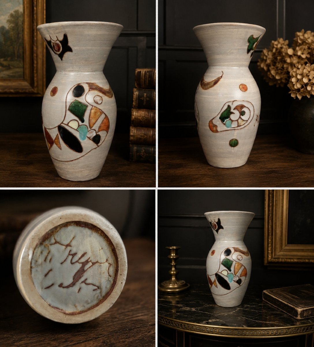 Vase céramique treiner vallauris xx eme siècle 