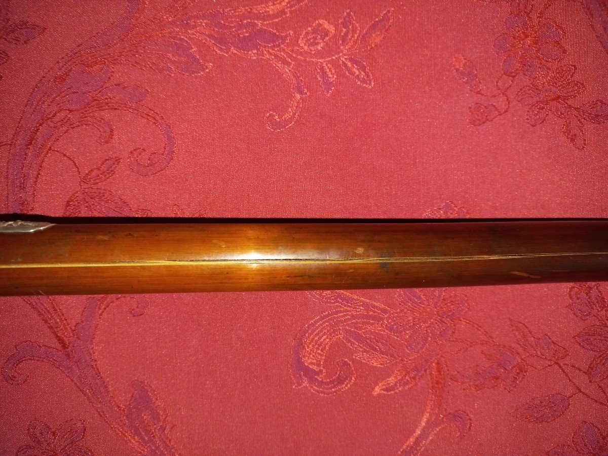  And Old Opium Pipe In Bamboo And Silver-photo-3