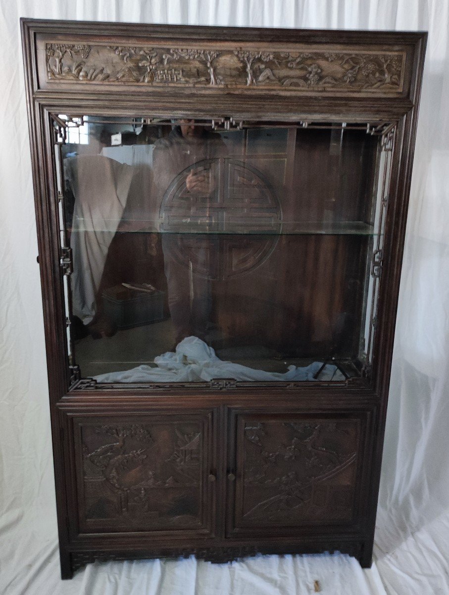  Vitrine argentier  Indochinoise XIX