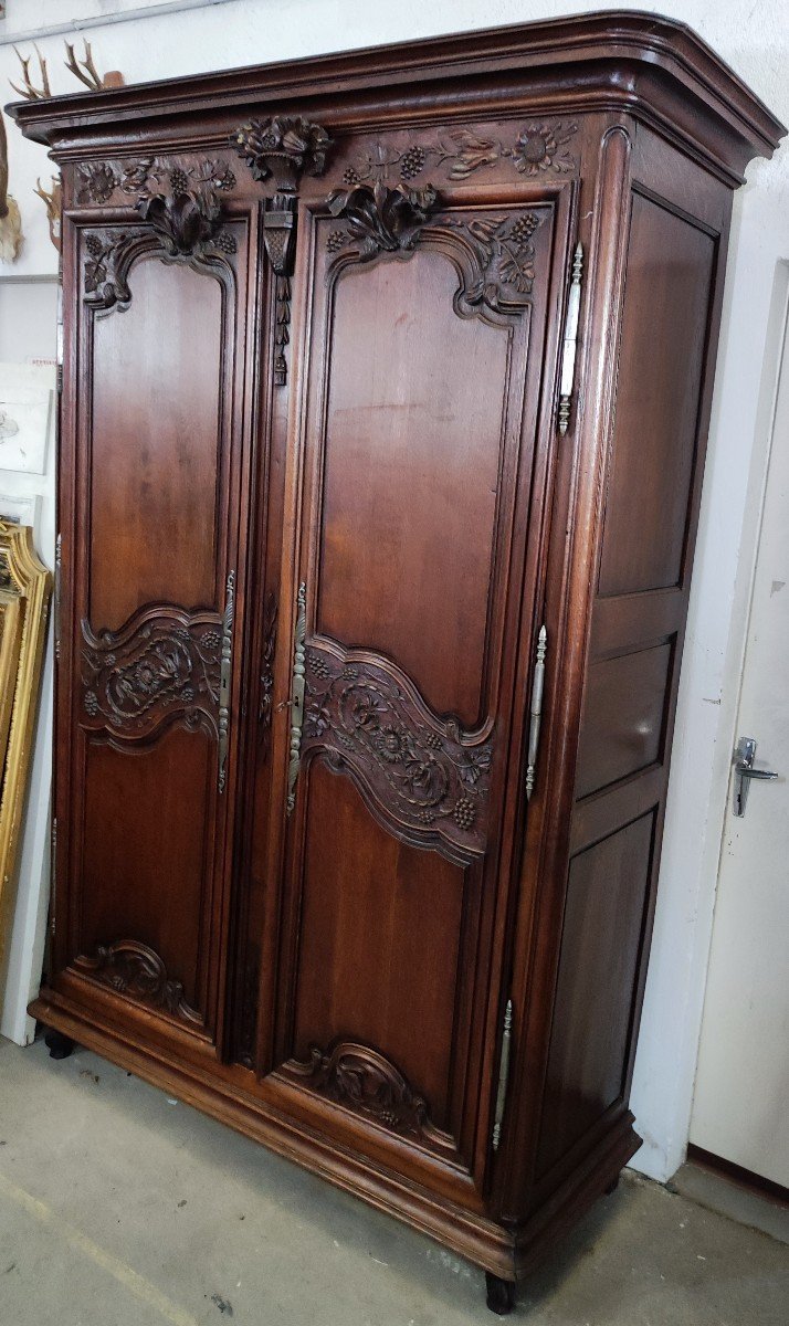 Armoire Normande De Mariage 18e siècle -photo-2