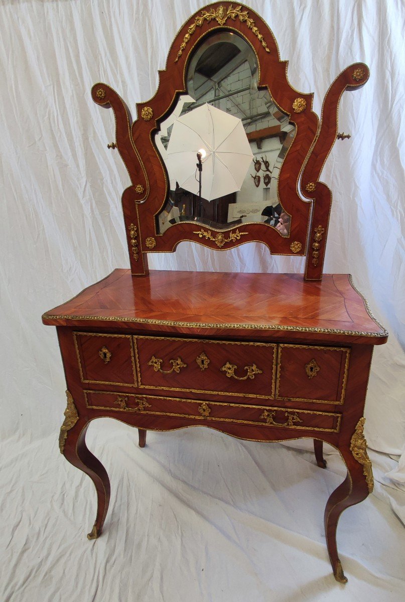 XIX Marquetry Dressing Table