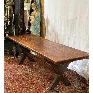 Antique Oak Dining Table From A Castle In Southern Charente