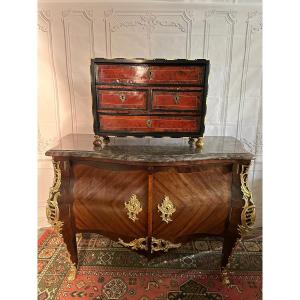Rosewood Red Tortoiseshell Cabinet 17th Century 
