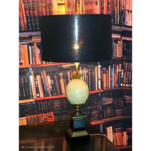 Lampe maison charles œuf  autruche 