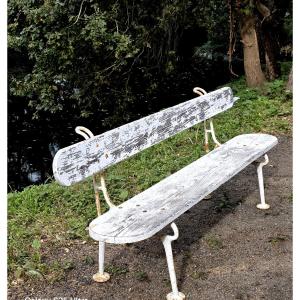 Banc de jardin/pied en fonte