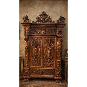 Armoire renaissance d après Hugues sambin