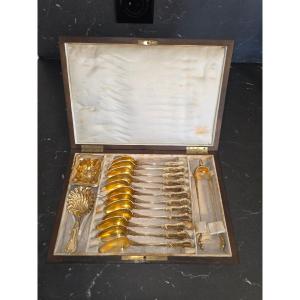 Ensemble en argent vermeil