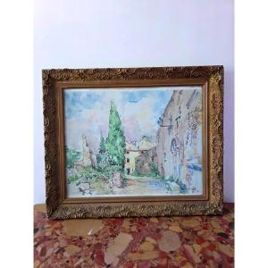 Watercolor By Jacques Godard