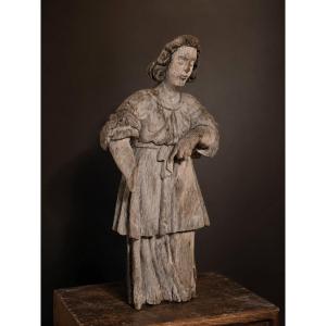 Sculpture st gabriel , XVIIᵉ siècle