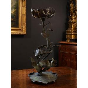 Sculpture  en Bronze  époque art nouveau 