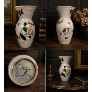 Vase céramique treiner vallauris xx eme siècle