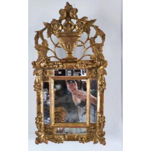 Miroir d'époque Louis XIV 18e siècle