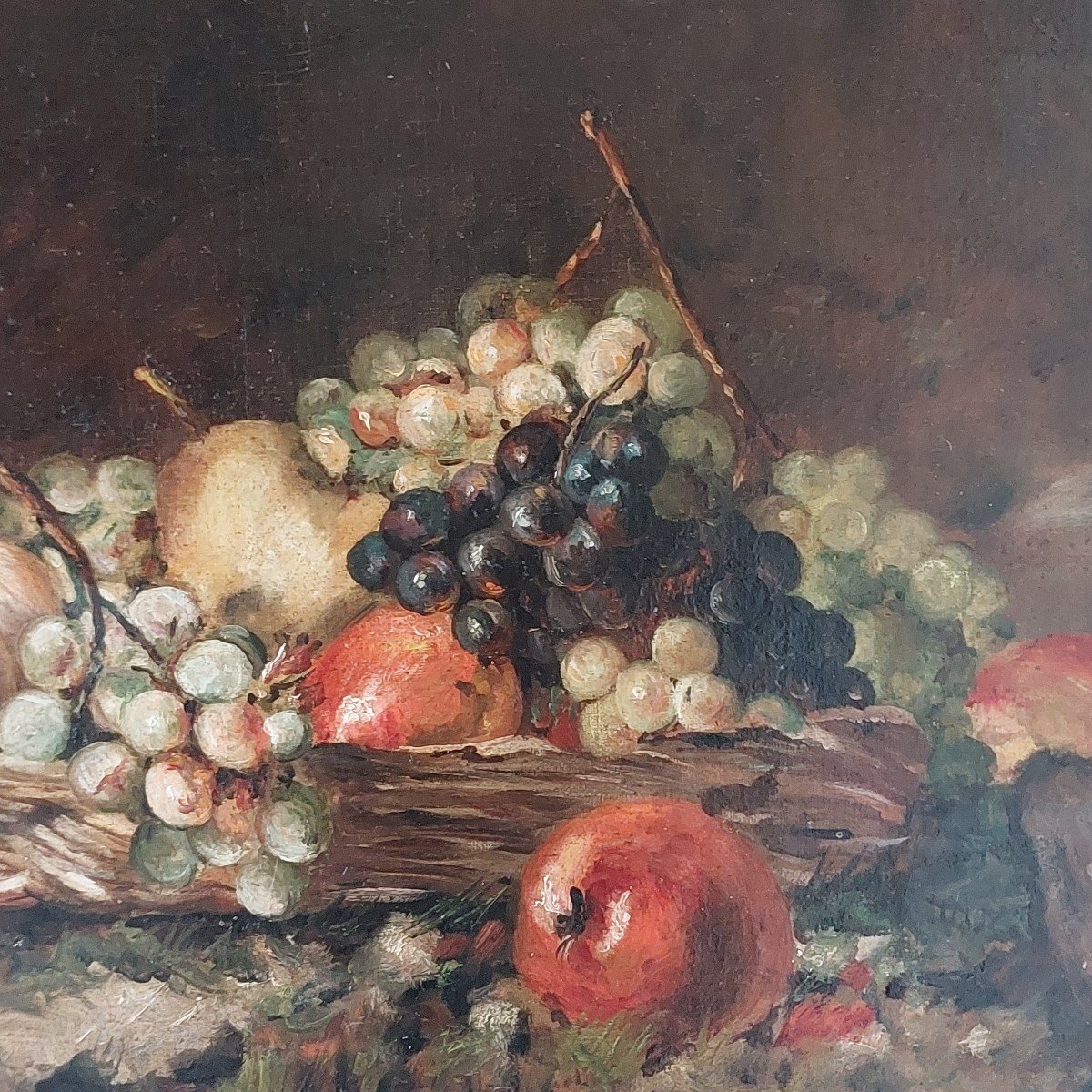 Still Life With Fruits Dated 1908-photo-2