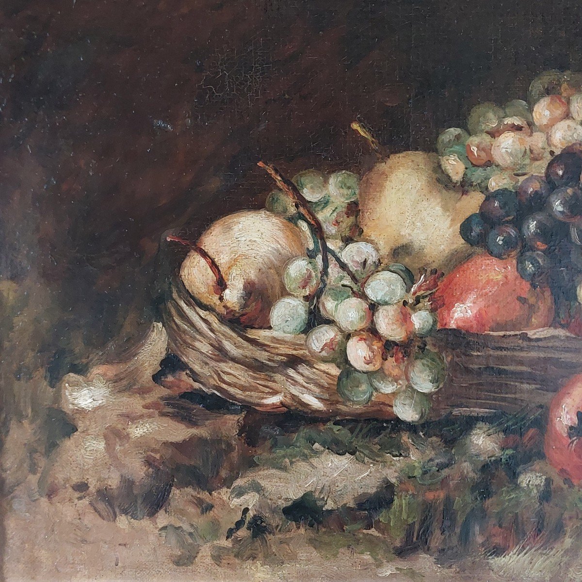 Still Life With Fruits Dated 1908-photo-4