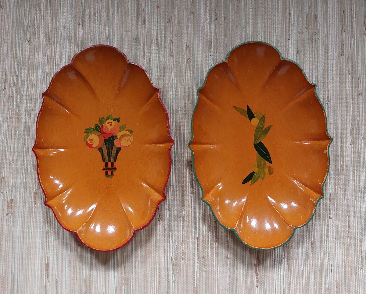 2 Table Baskets 1930