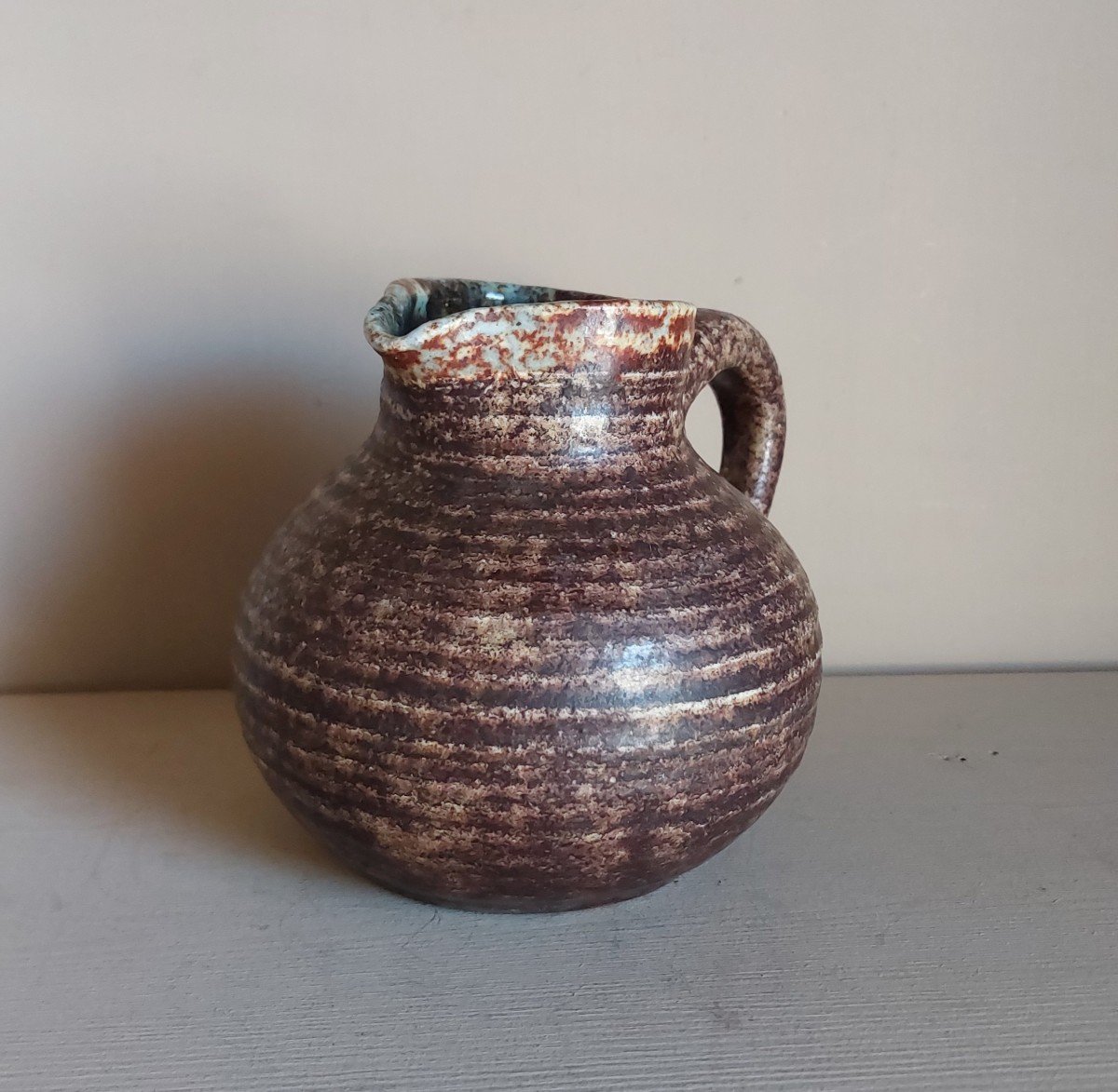 Accolay Enameled Stoneware Pitcher