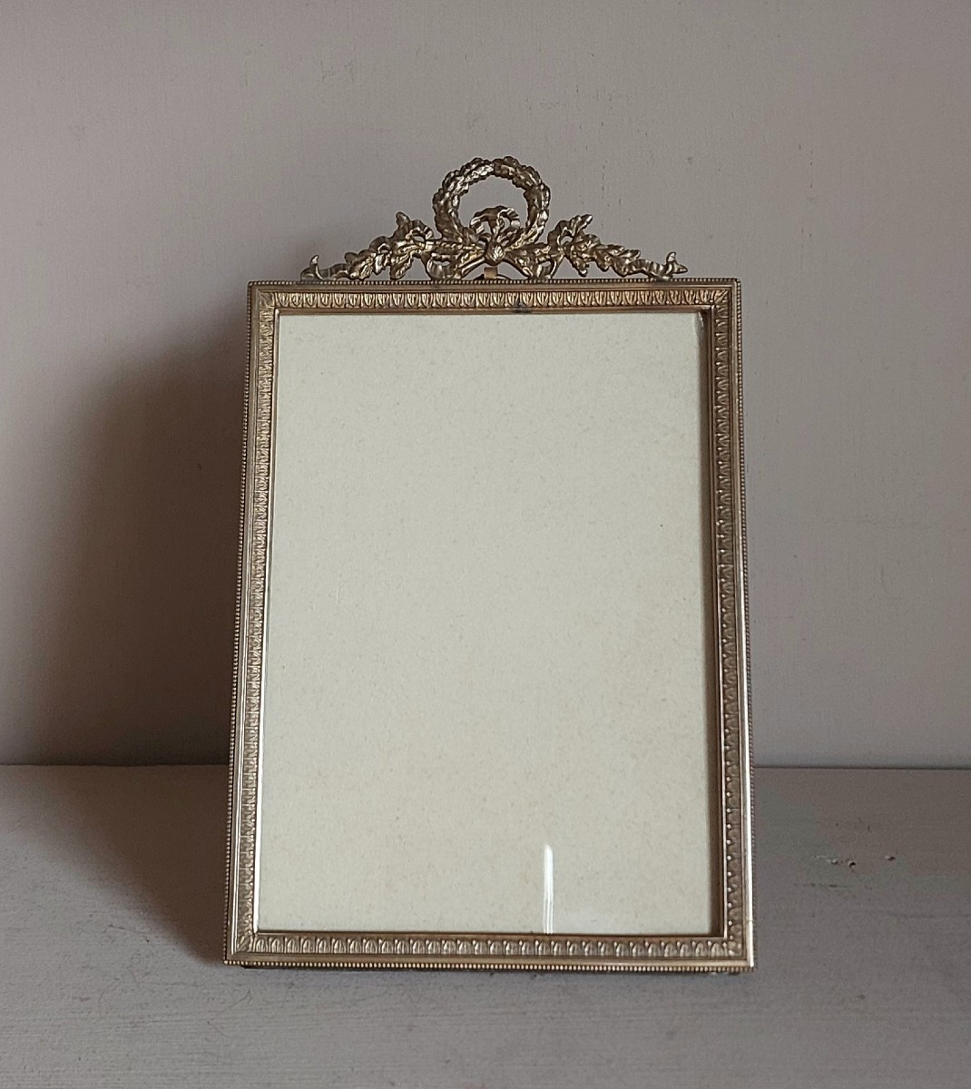 Louis XVI Style Bronze Photo Frame 