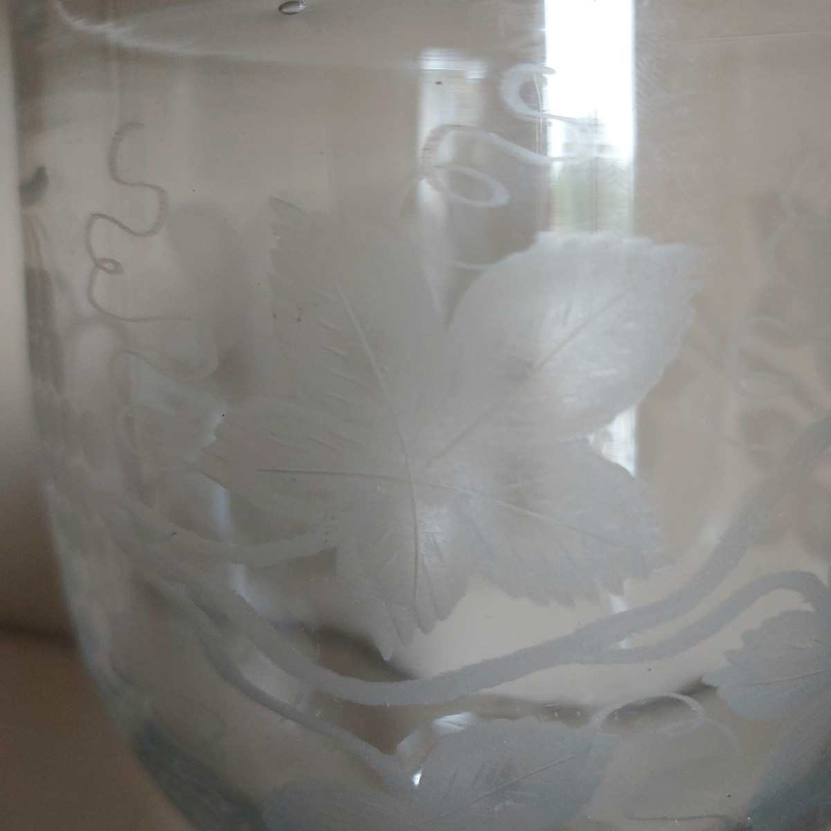 Large 19th Century Wedding Glass -photo-2