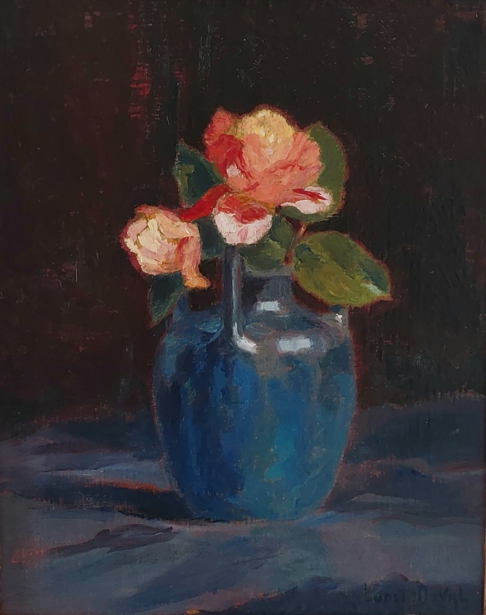 Bouquet Of Flowers By Ludet Duval, Early 20th Century 