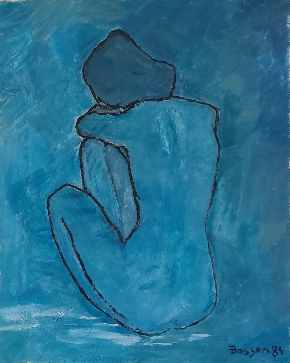 Nu de dos par Netton BOSSON 