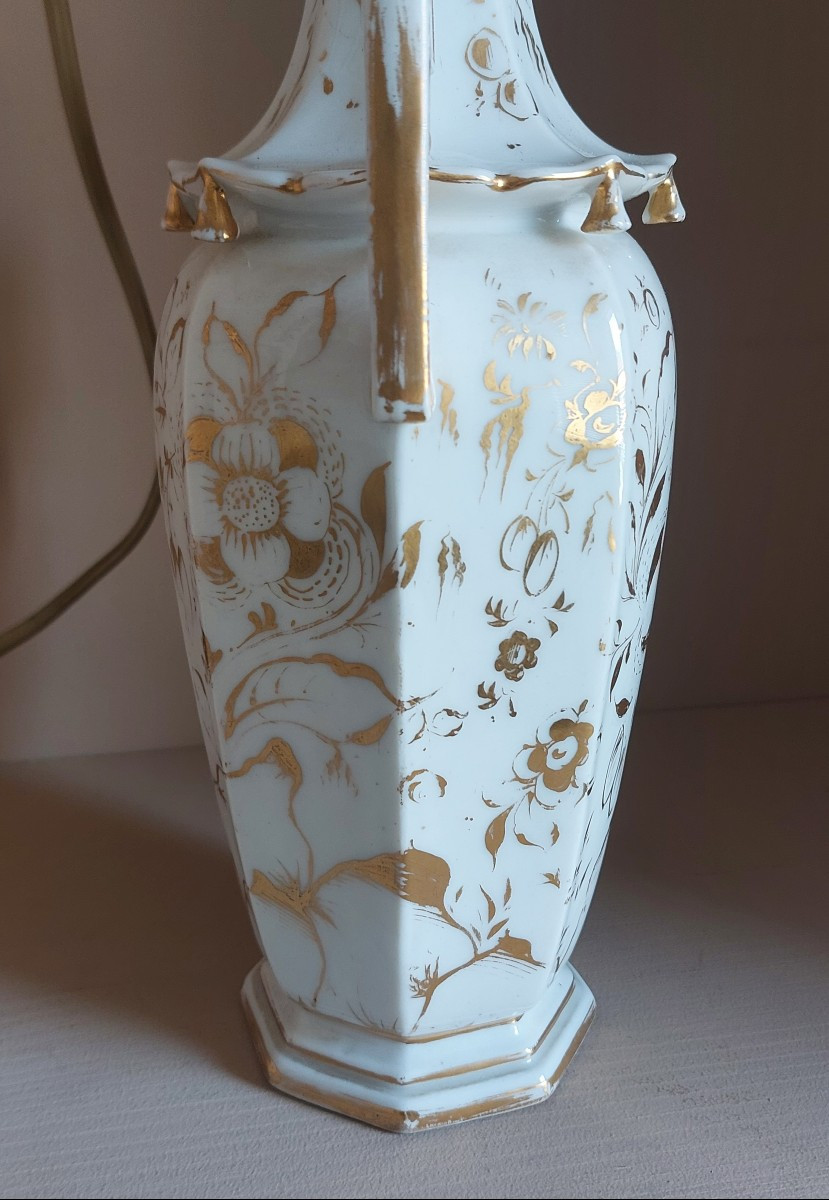 19th Century Porcelain Lamp Base -photo-4