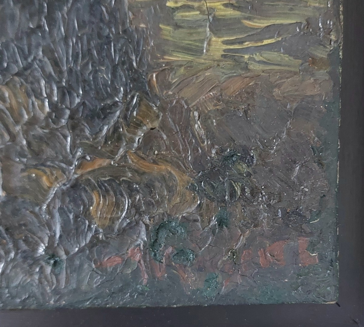 Tableau  " paysage "  XXÈME siècle -photo-1