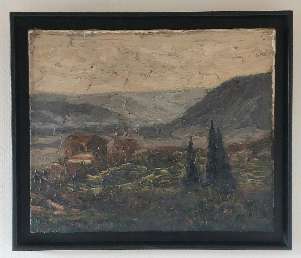 Tableau  " paysage "  XXÈME siècle 