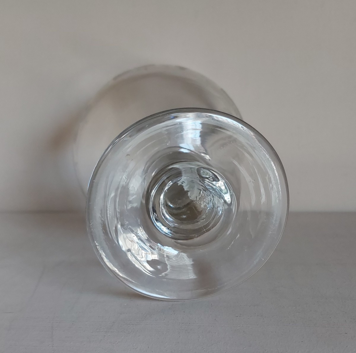 Large 19th Century Wedding Glass. -photo-4