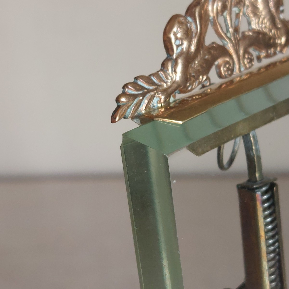 Cadre porte photo à verre biseauté -photo-3