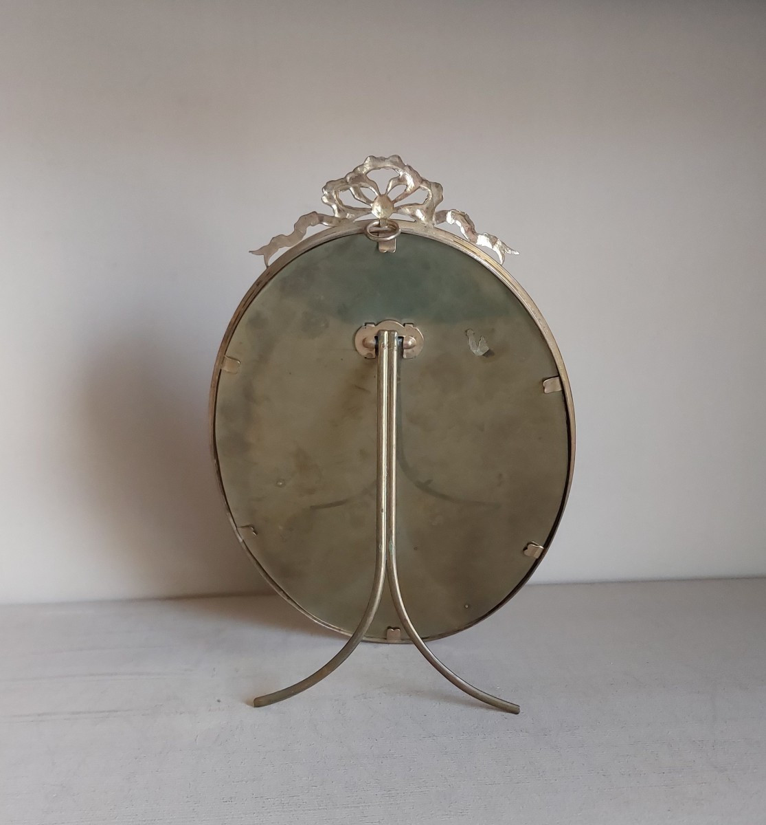 Cadre bronze doré de style Louis XVI -photo-3