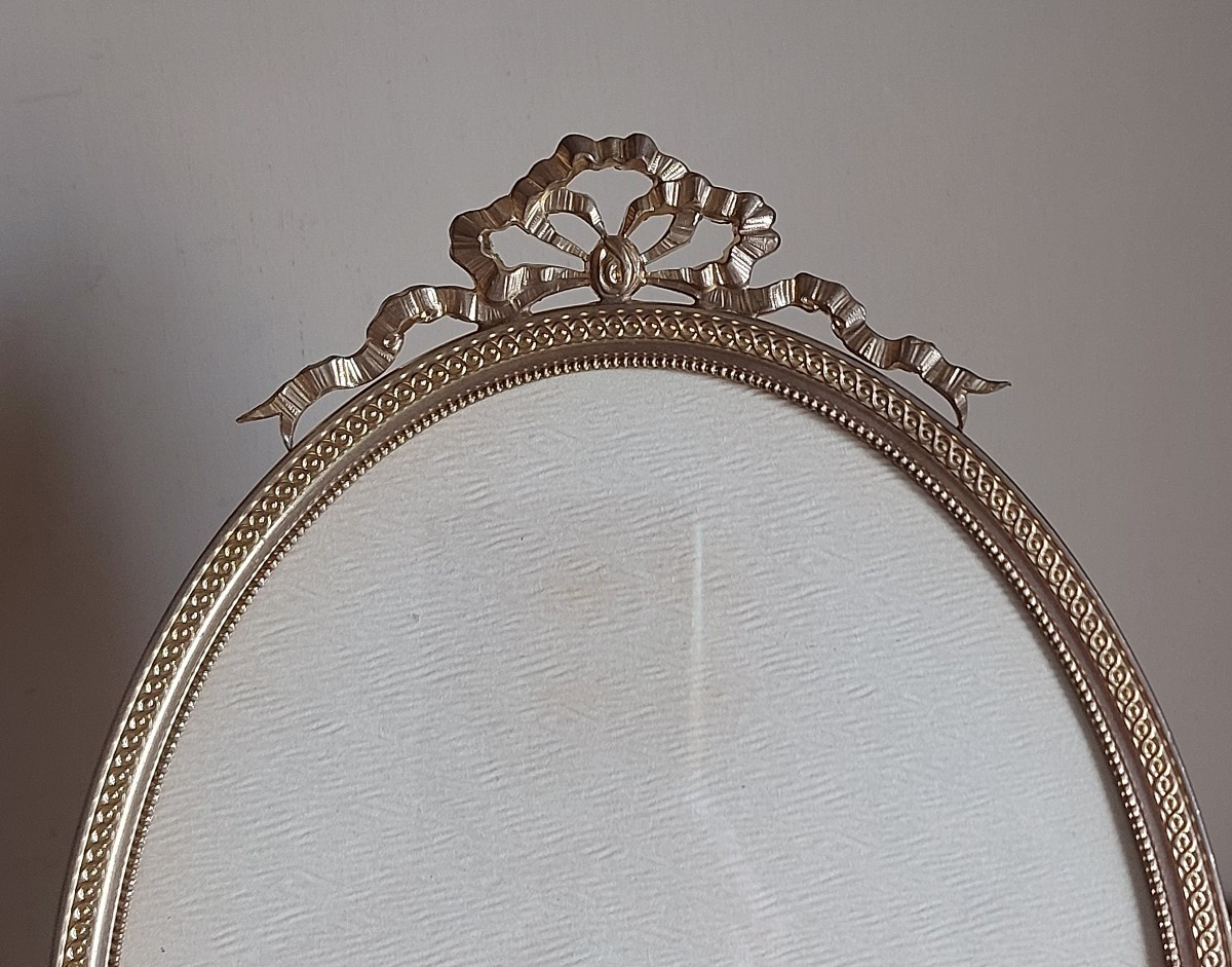 Cadre bronze doré de style Louis XVI -photo-4