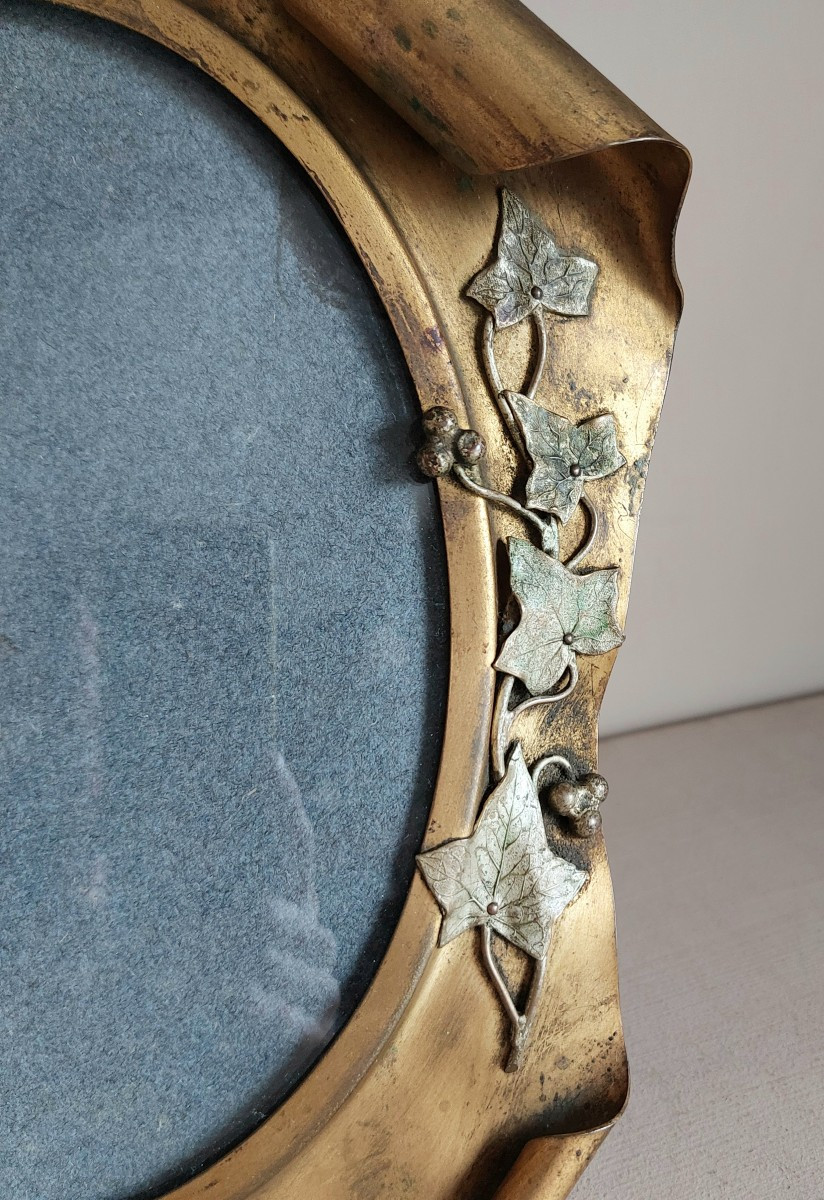 Cadre photo à verre bombé XIXème siècle -photo-4