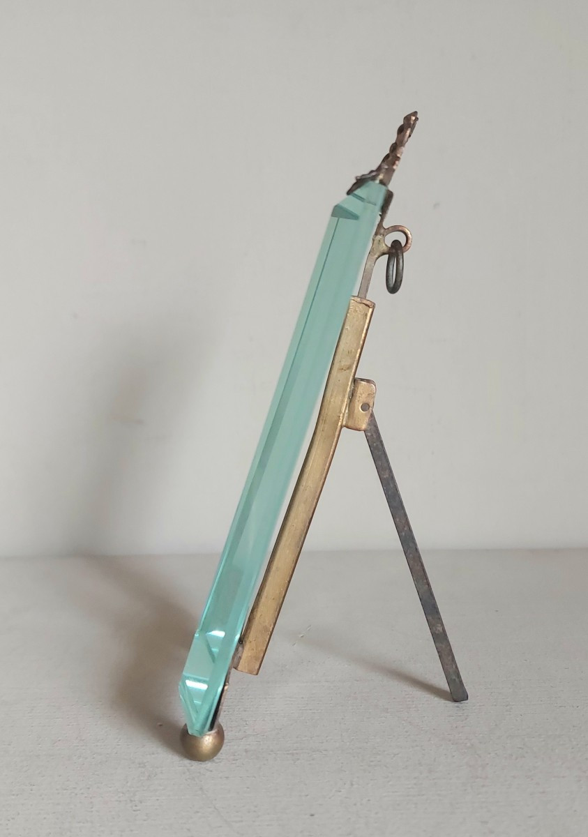 Door Frame With Beveled Glass, Late 19th Century-photo-2