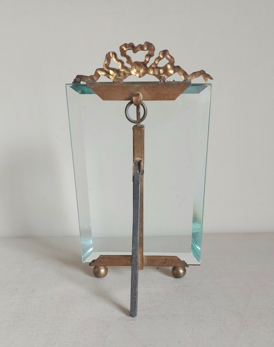 Door Frame With Beveled Glass, Late 19th Century-photo-3