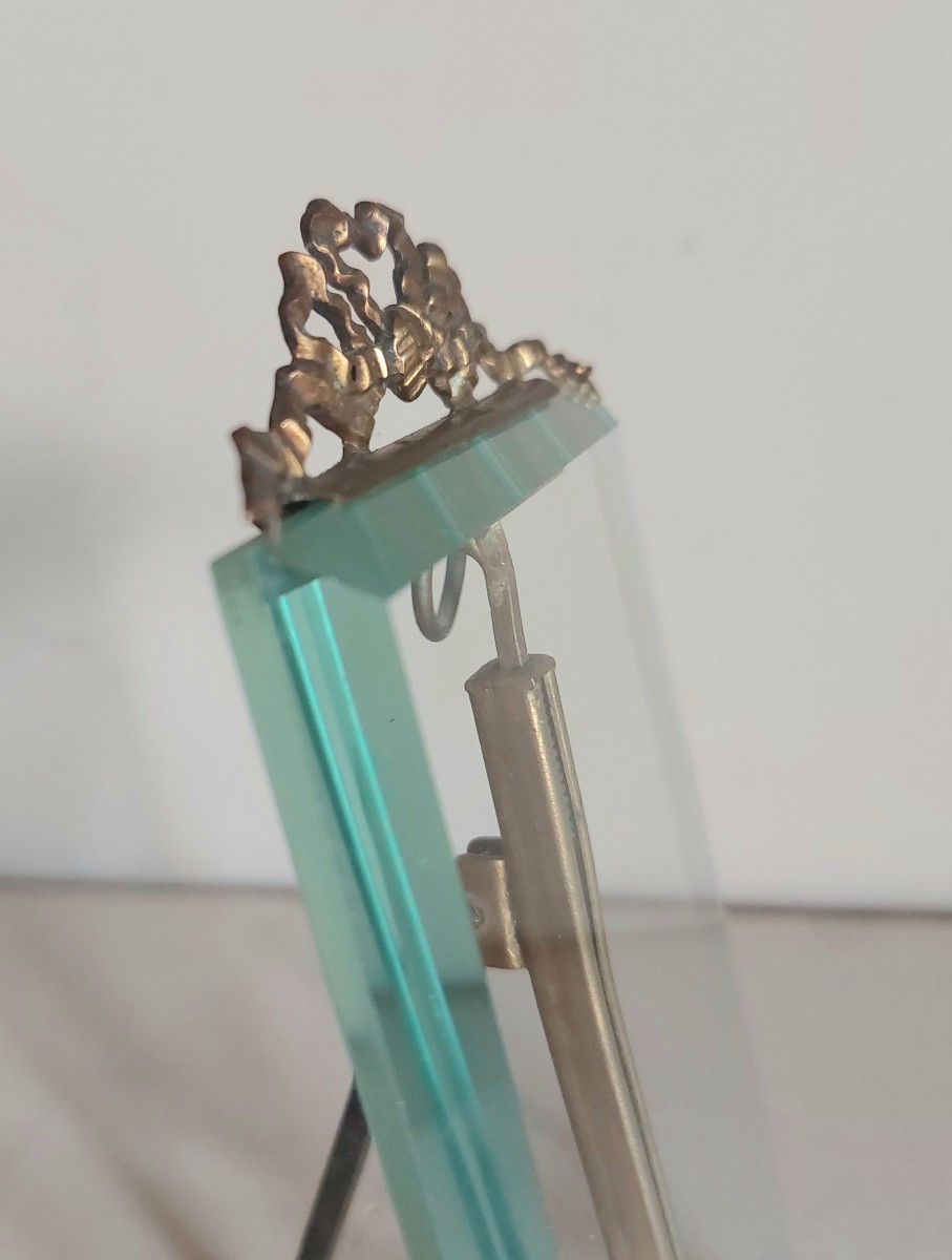 Door Frame With Beveled Glass, Late 19th Century-photo-3
