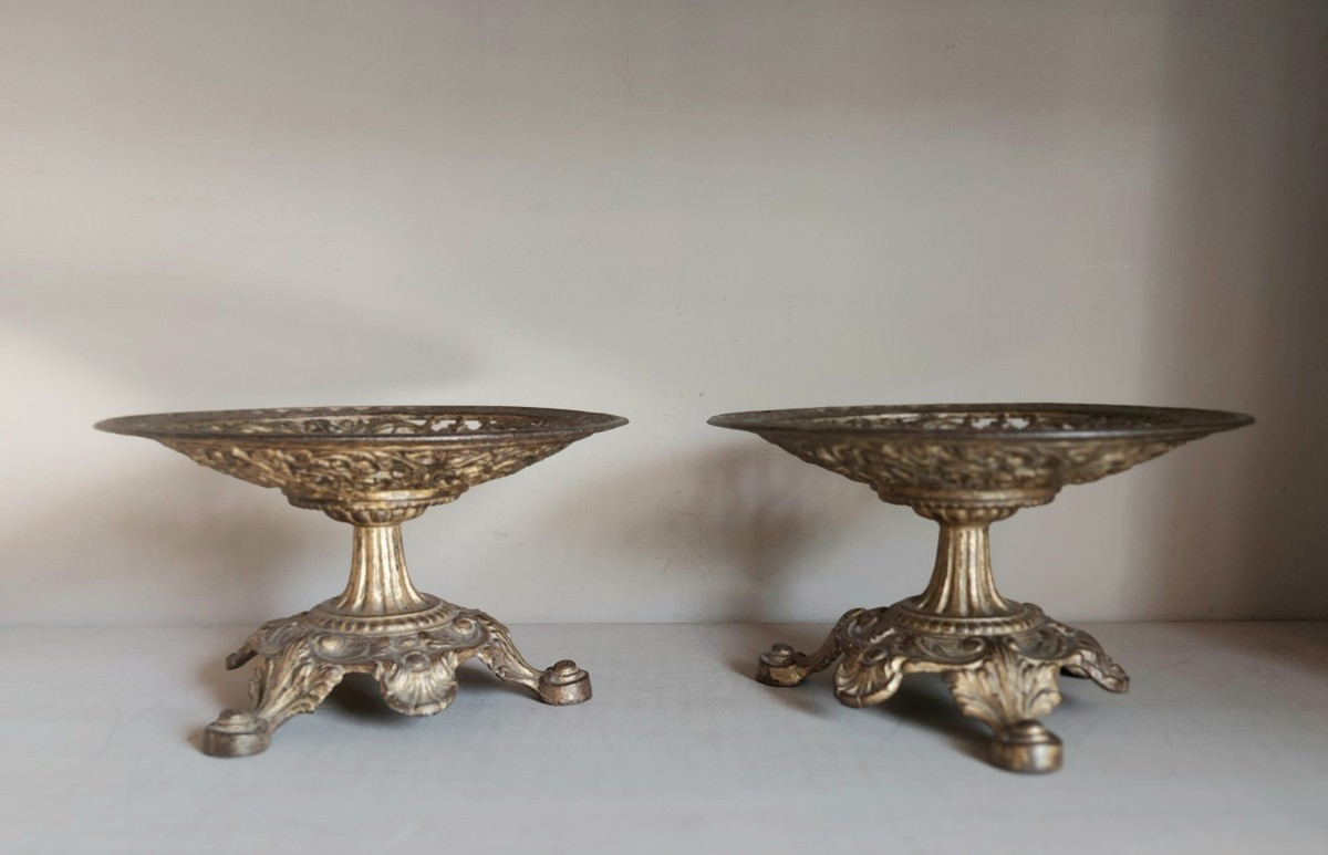 Pair Of Cassolette Napoleon III Period-photo-3