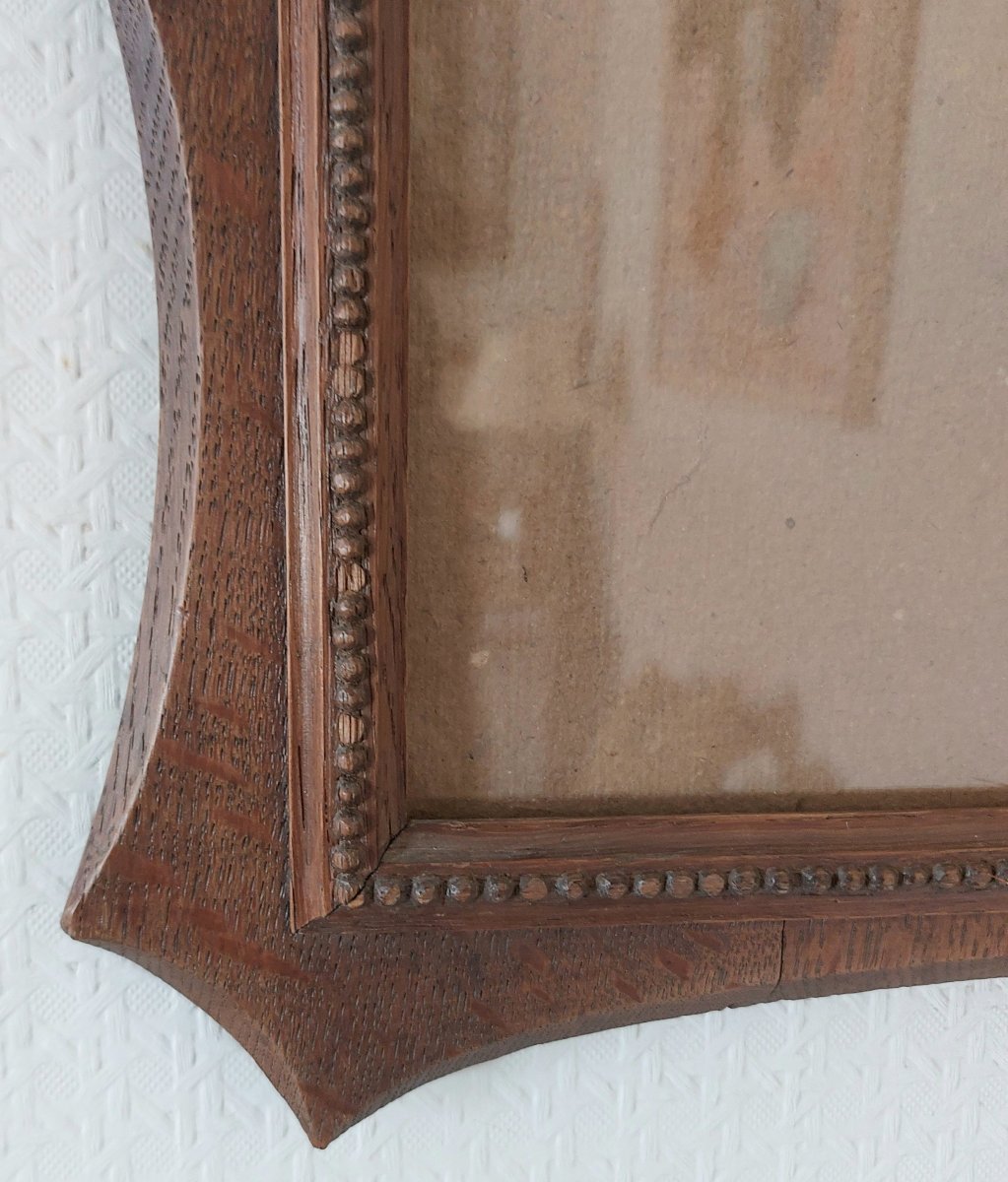 Large Oak Frame From The Late 19th Century -photo-1