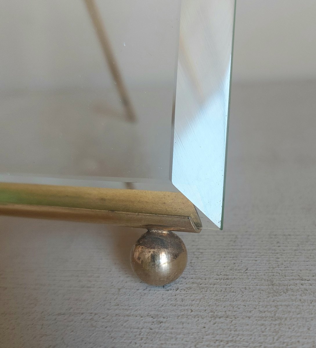 Gilded Bronze Easel-style Photo Frame -photo-2