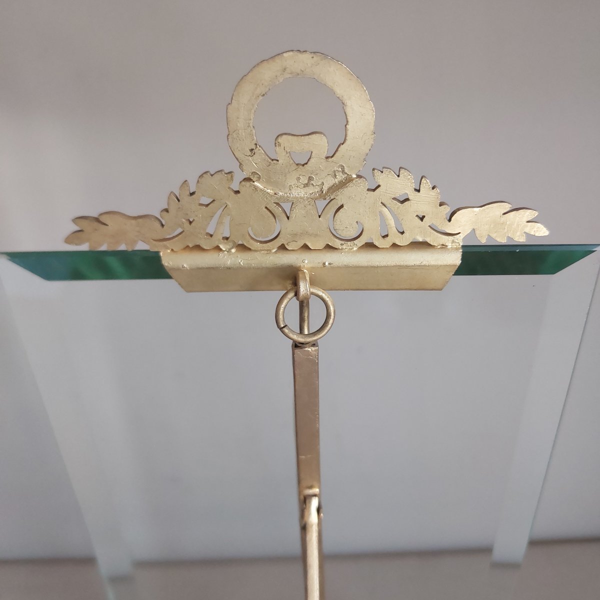 Gilded Bronze Easel-style Photo Frame -photo-3