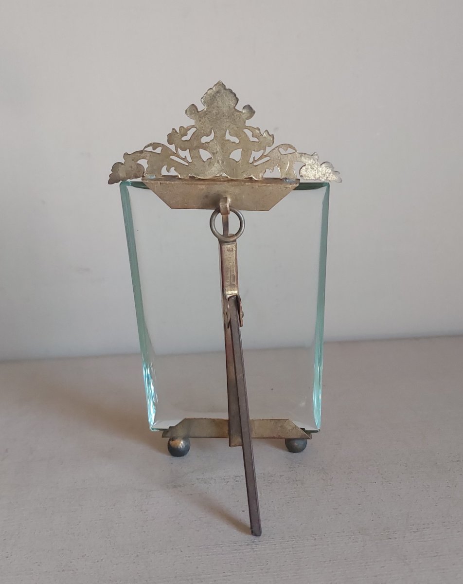 Cadre porte photo en bronze doré -photo-3