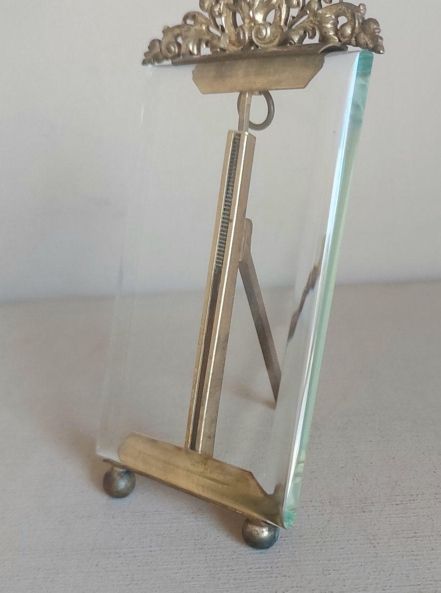 Cadre porte photo en bronze doré -photo-3