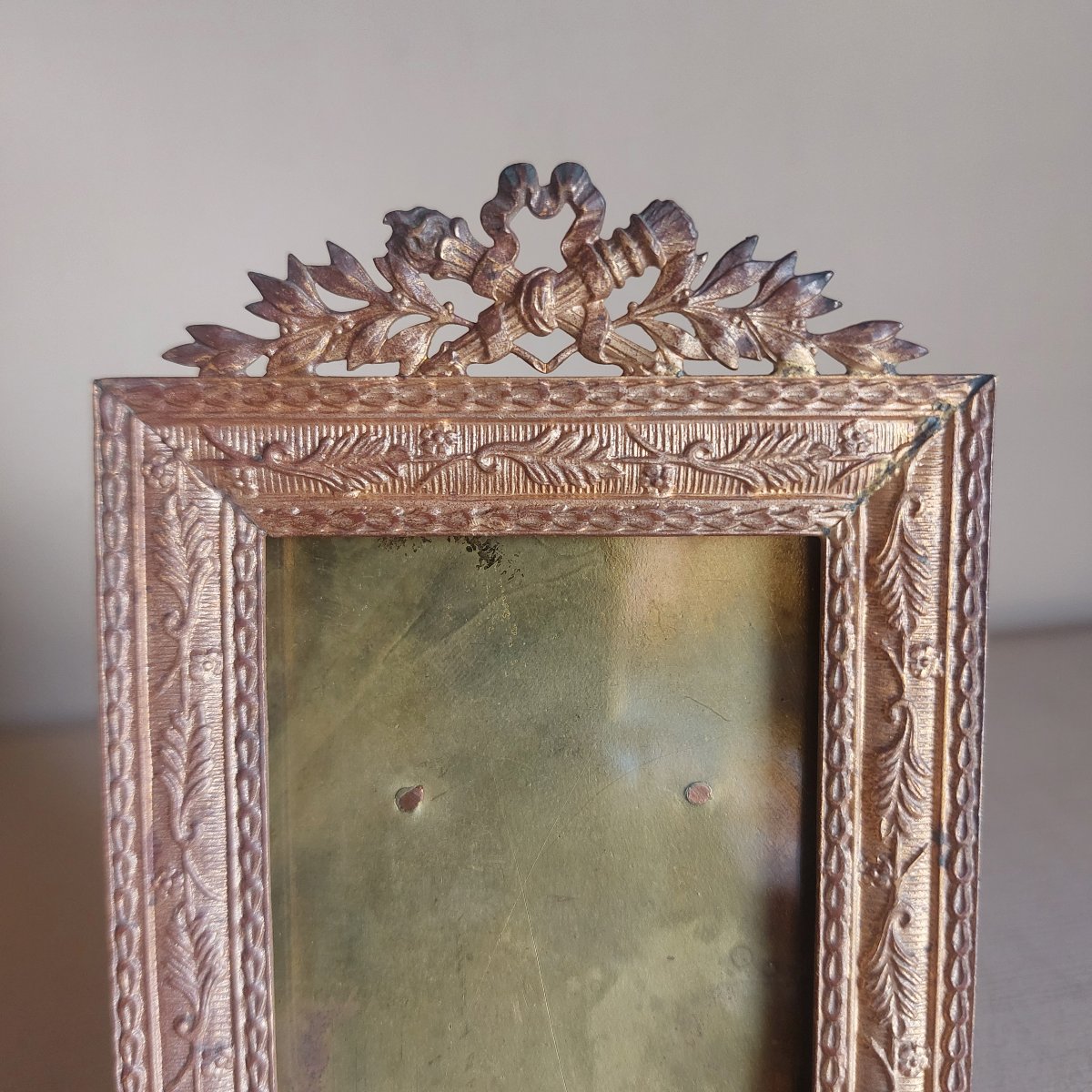 Gold-plated Bronze Photo Frame -photo-4
